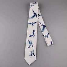 Дизайн печати Творческий Галстук ретро повседневный тренд личностный мужской и женский студенческий Ласточка Птица галстук