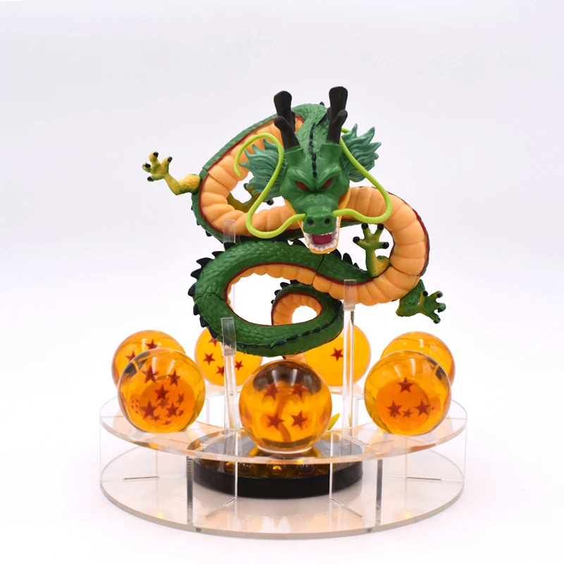15 см Dragon Ball Z фигурки героев Shenron Dragonball Z Цифры указан Esferas дель дракона 7 шт. 3,5 см шары полки Figuras