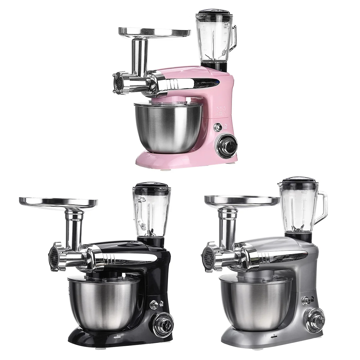Stand Mixer 6 Speed Multifunctional Electric Food blender Mixer 1000W Meat Grinder Food Processor Doughs Beater Kitchen Tools