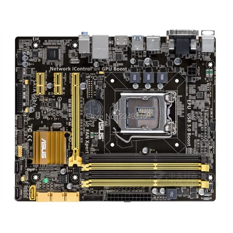 Для ASUS B85M-G оригинальная материнская плата Socket LGA 1150 DDR3 B85 для настольного