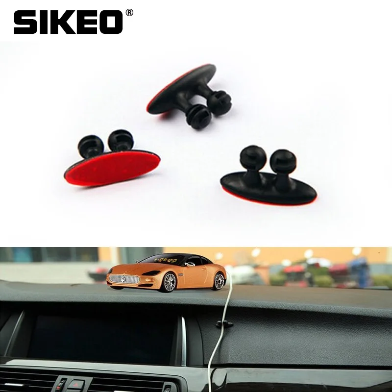 Car Wire Cable Holder Multi functional Tie Clip Fixer Organizer Auto