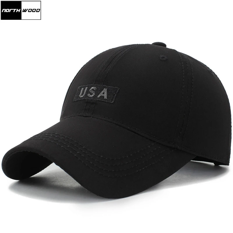 

[NORTHWOOD] USA Letters Baseball Caps For Men Women Hip Hop Summer Hats Bone Gorras Trucker Cap Casquette Homme Dad Hats