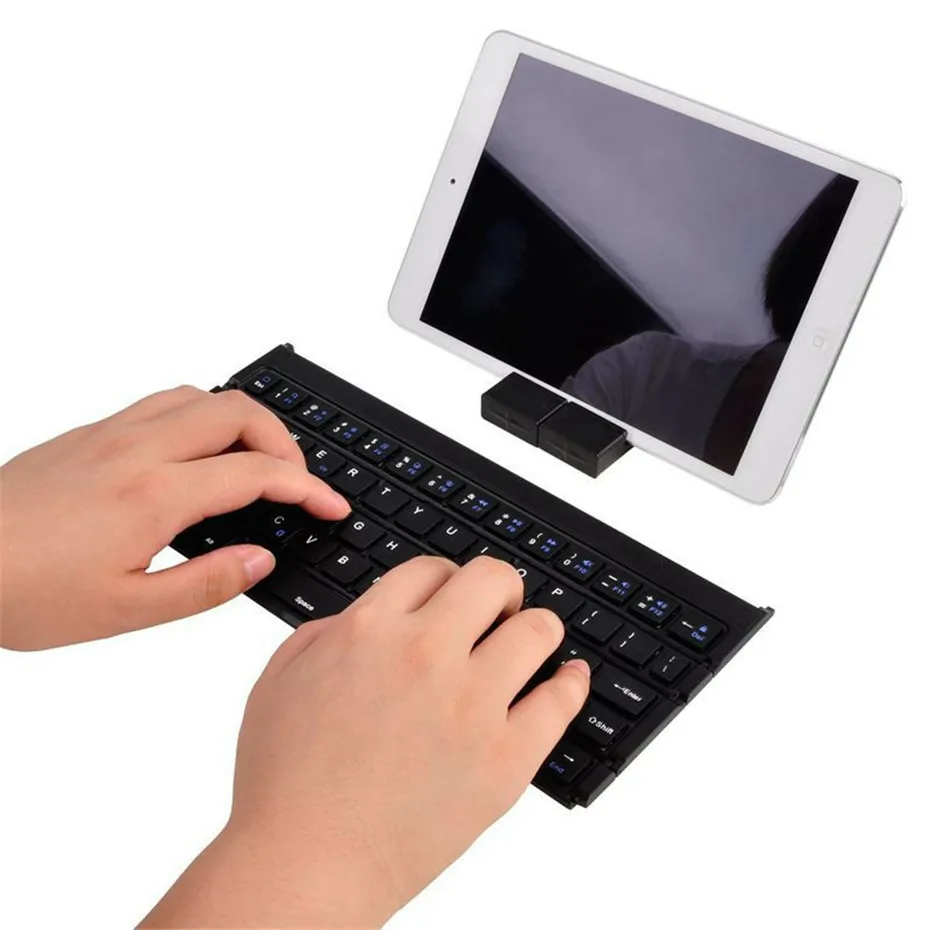 Basix Portable Folding wireless Keyboard 7