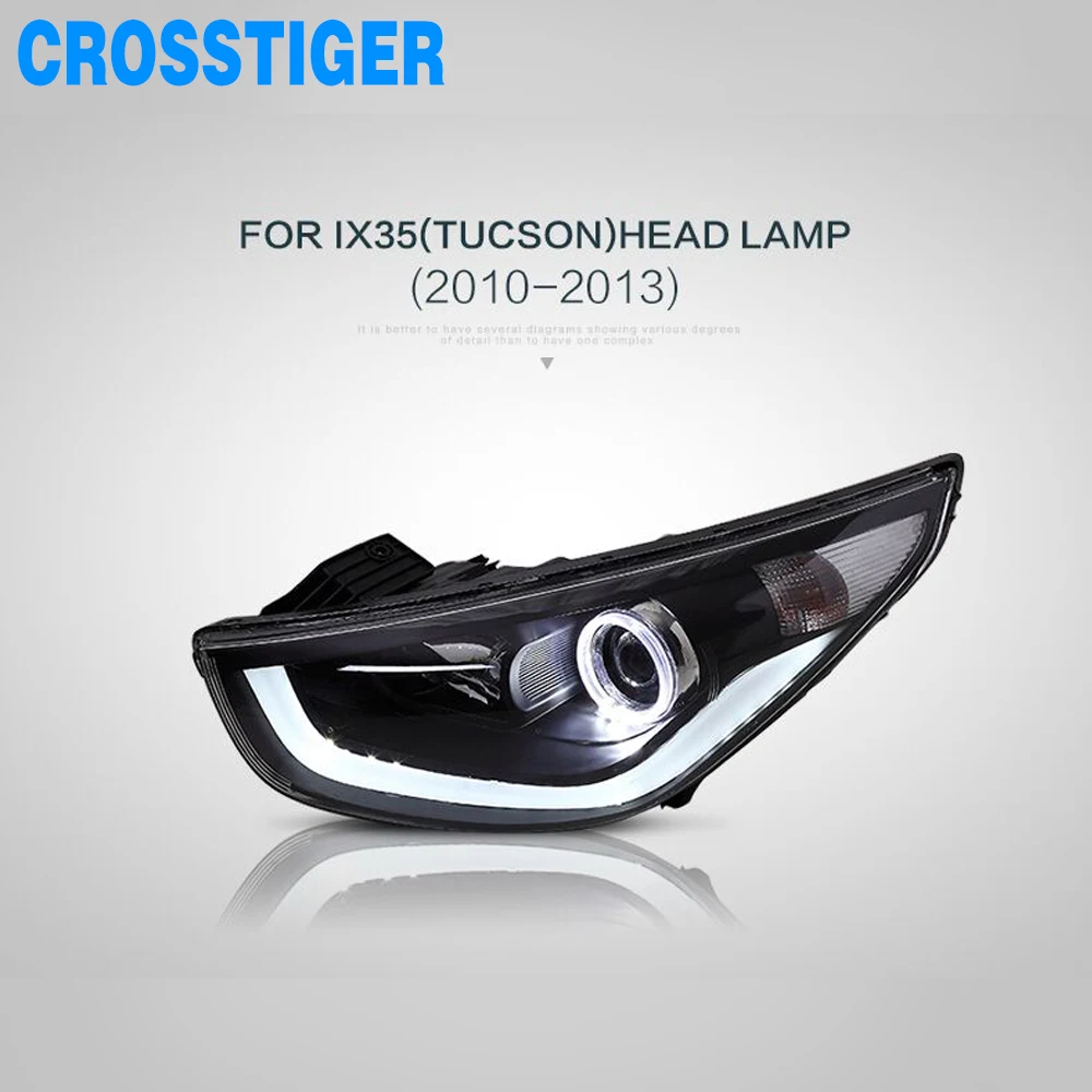 

FOR HYUNDAI IX35 TUCSON 2010 2012 201 HEAD LAMP LED DRL HEADLIGHT ASSEMBLY LAMP