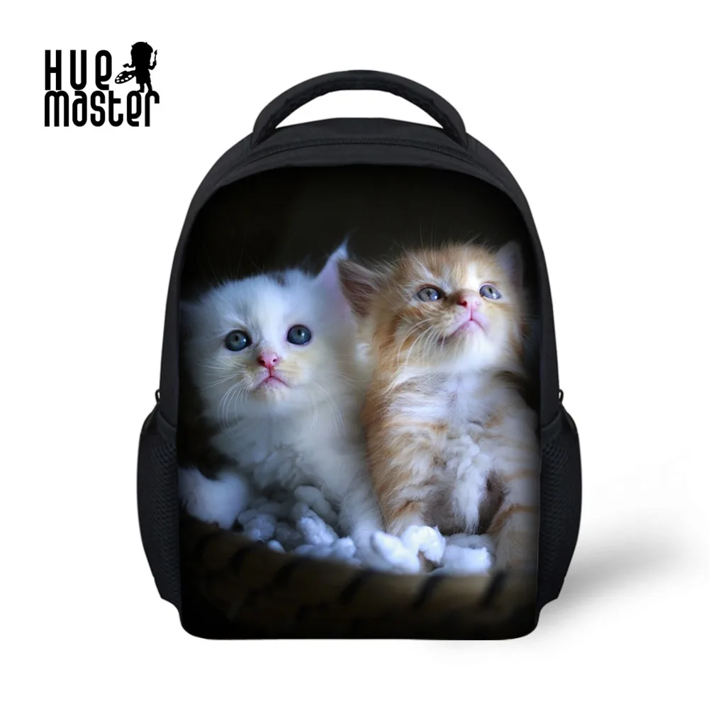 

Kids Baby's Bags Cat Printing Backpack for Kindergarten Boys Children Lightweight Small Bookbags 12 inch Mini Daily Daypack