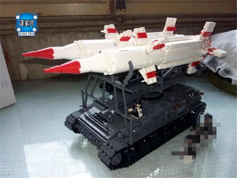 

1469Pcs The SA-4 Ganef Set Military Series Xingbao Building Blocks DIY Bricks Children Educational Boy`s Toys Model Gifts