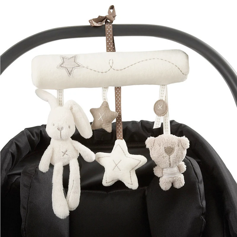 Rabbit-baby-hanging-bed-safety-seat-plush-toy-Hand-Bell-Multifunctional-Plush-Toy-Stroller-Mobile-Gift-1