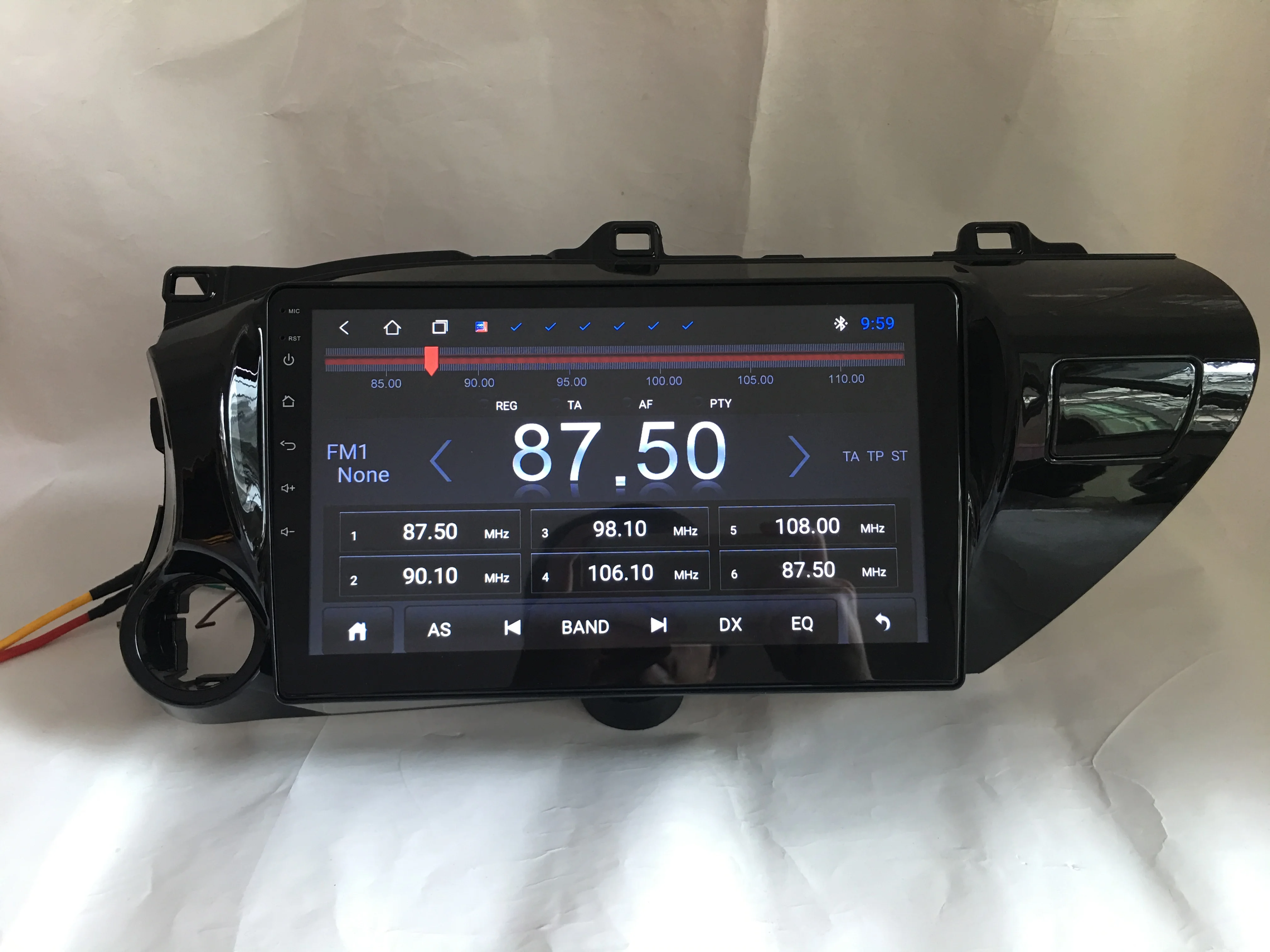 Best 10" Android Car Multimedia Stereo GPS Navigation DVD Radio Audio Sat Nav Head Unit for Toyota Hilux 2016 2017 2018 2019 5
