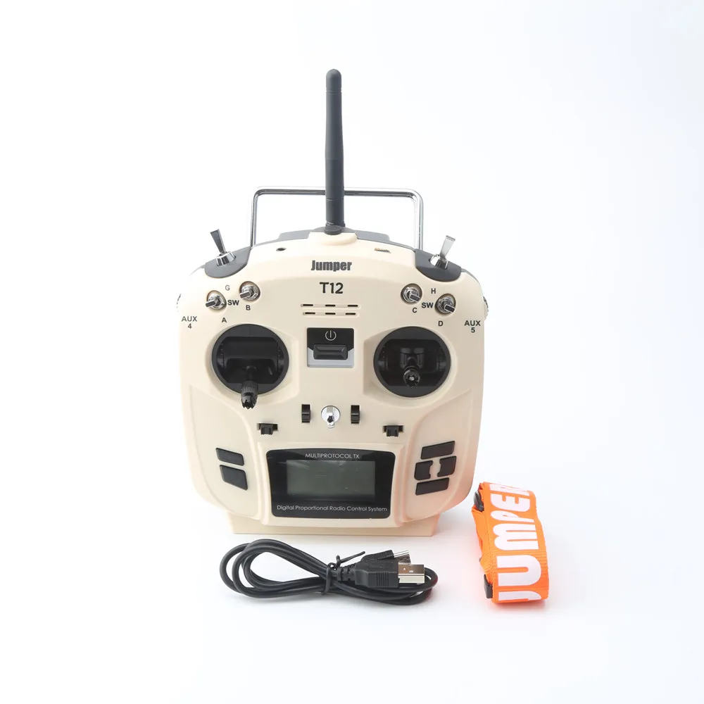 

Jumper T12 OpenTX 12ch transmitter Radio with JP4-in-1 Multi-protocol RF Module for Frsky JR Flysky Rc Fpv Racing Drone Model 2