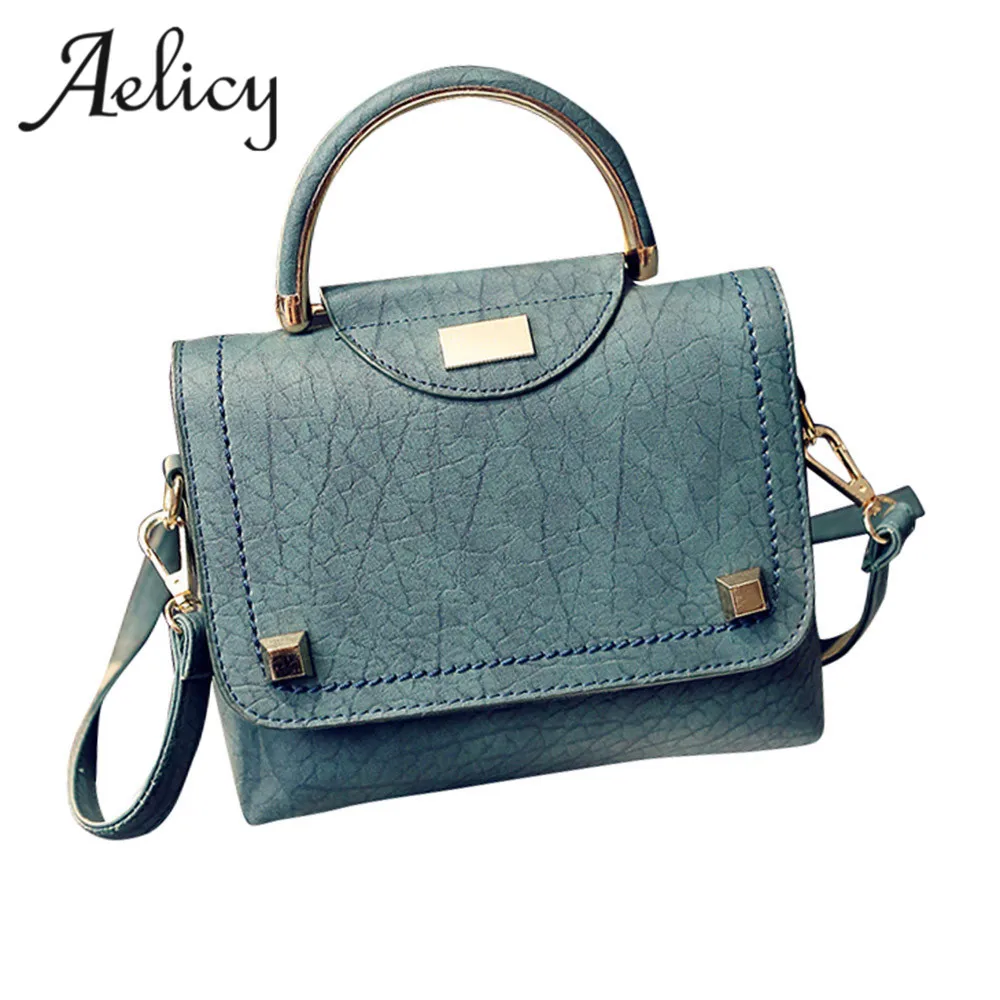 

Aelicy Luxury Women Fashion Rivet Handbag Shoulder Bag Large Tote Ladies Purse Solid Messenger Bags Bolsa Feminina Bags Women