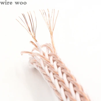 

Per meter 12pcs Twist Cable 12TC OFC speaker cable bulk cable per meter speaker cable for diy