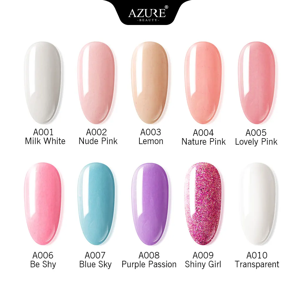 Azure belleza mÔs de inmersión polvo diseño de uñas con Dip Base activador seco Natural 10 colores desnudos polvos 5 unids/set Azure belleza mÔs de inmersión polvo diseño de uñas con Dip Base activador seco Natural 10 colores desnudos polvos 5 unids/set
