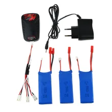3pcs 7.4V 2000mAh Model Airplane Lithium Battery Quadcopter Drone Spare Parts RC Drone Backup Battery For Syma X8C X8W X8G