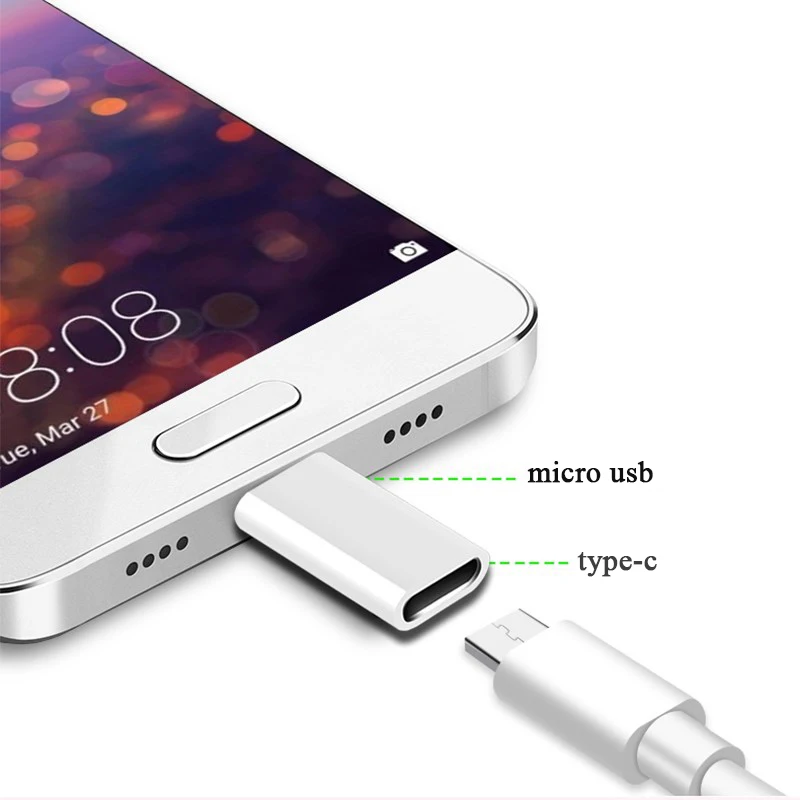 

SIANCS Mini Type C Female To Micro USB Male Adapter USB-C Charger Connector for Samsung Xiaomi9 Mi6 Mi5 Otg Converter