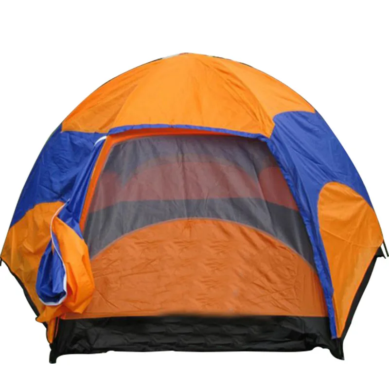

Hot Sale waterproof Oxford Fabric Double Layers Tent large space 6-8 person 4 season outdoor travel camping hiking tent