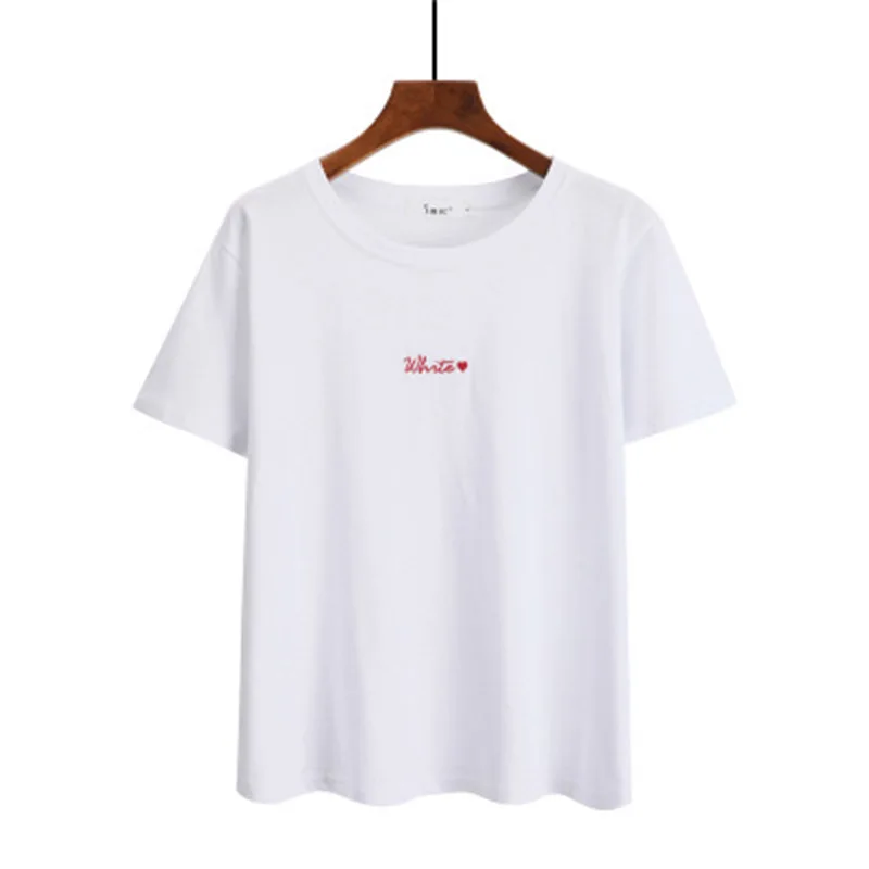 

2019 new Fashion Summer Lovers T-Shirt for Women Casual White Tops Tshirt Women T Shirt Female harajuku Plus Size