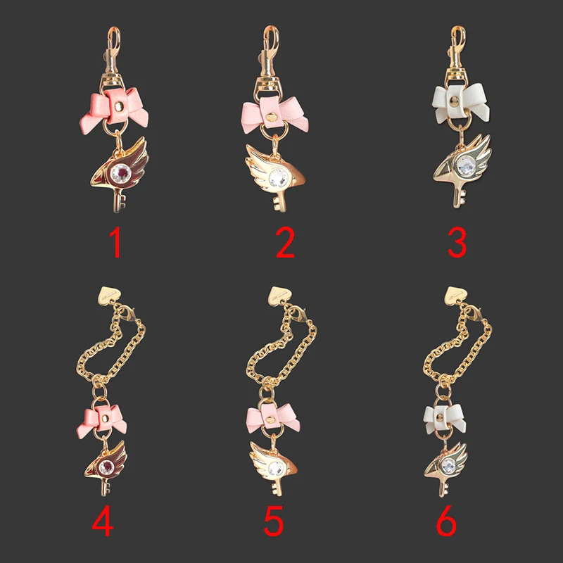 Card captor cardcaptor sakura 20th юбилейный брелок для ключей сумка Подвеска повесить палочки