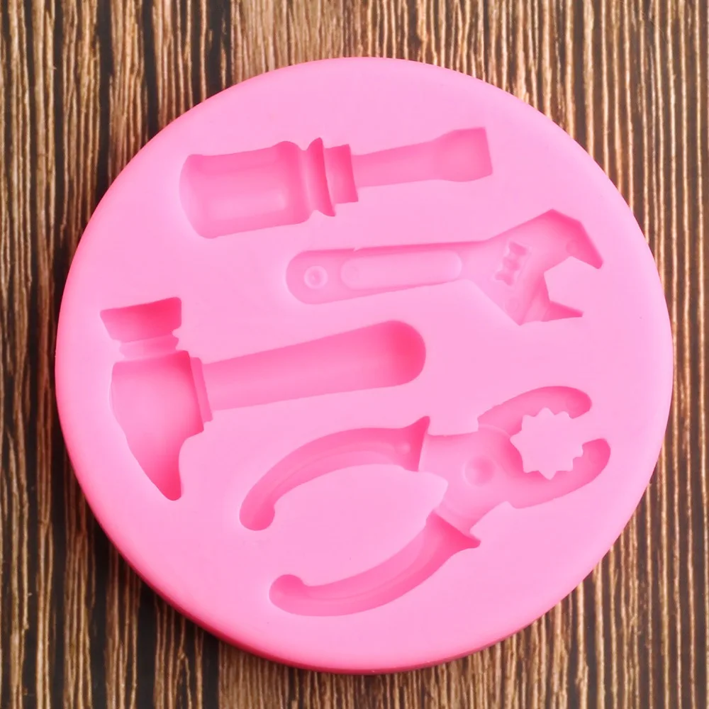 3d инструмент плоскогубцы гаечный ключ силиконовая форма для шоколада сахара