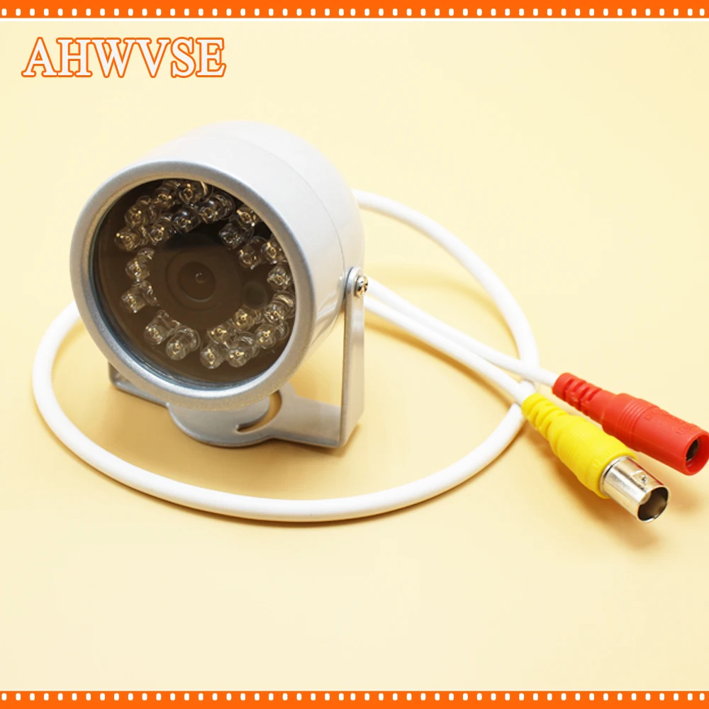 

AHWVSE HD 1200TVL small Outdoor Waterproof IP66 CCTV Security Color Mini HD Camera 24led IR infrared Night Vision
