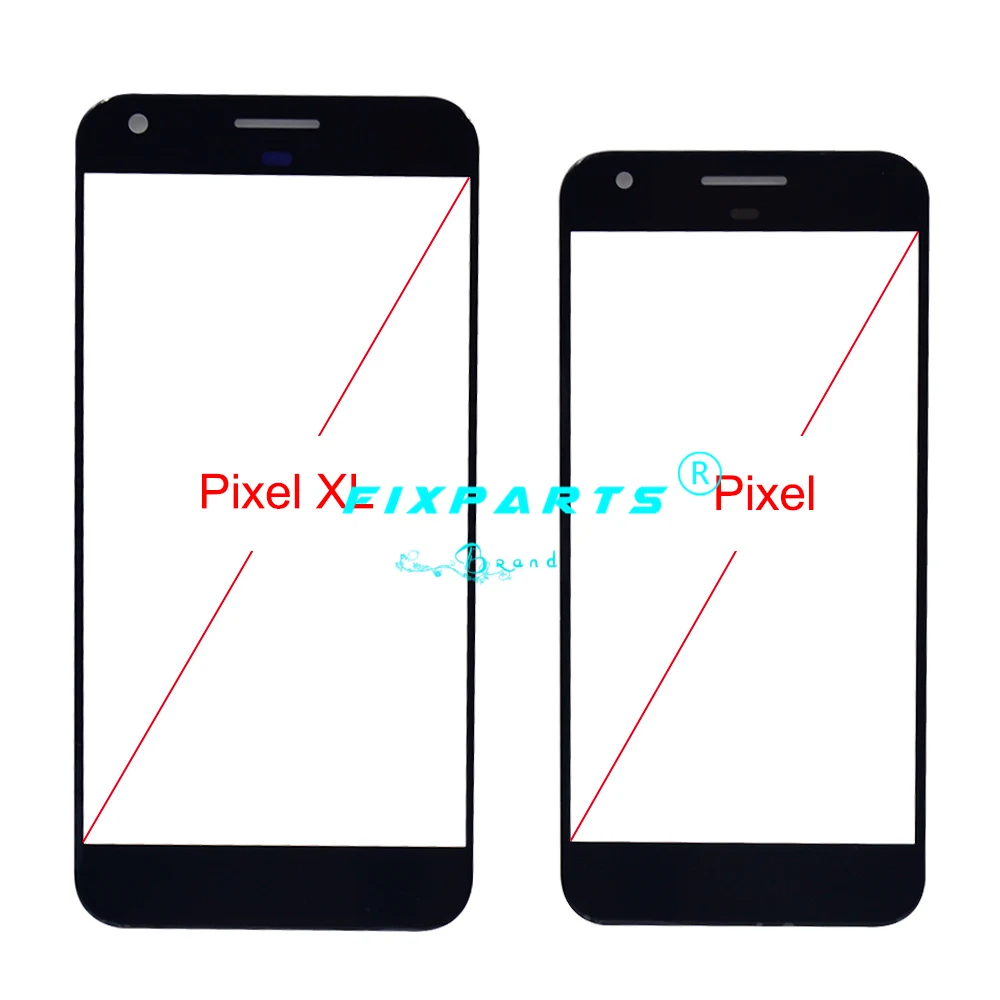 Для Google Pixel XL передняя стеклянная линза Внешний сенсорный экран панель Крышка для Google Pixel 2 передний экран Запчасти для объективов Pixel