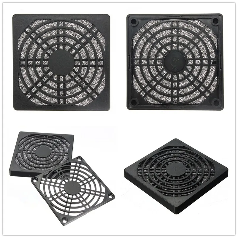 

Computer PC Fan Dust Cover Case 3 in 1 Dustproof Sponge Filter Mesh 8cm Computer Fan Colander Dust Net