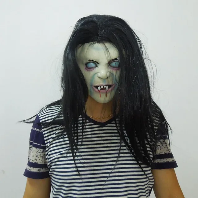 Best Offers Creative Halloween Cosplay Horror Curse Scorpion Mask Ghost Wigs Black Sorcerer Zombie Ghost Masks For Men And Women