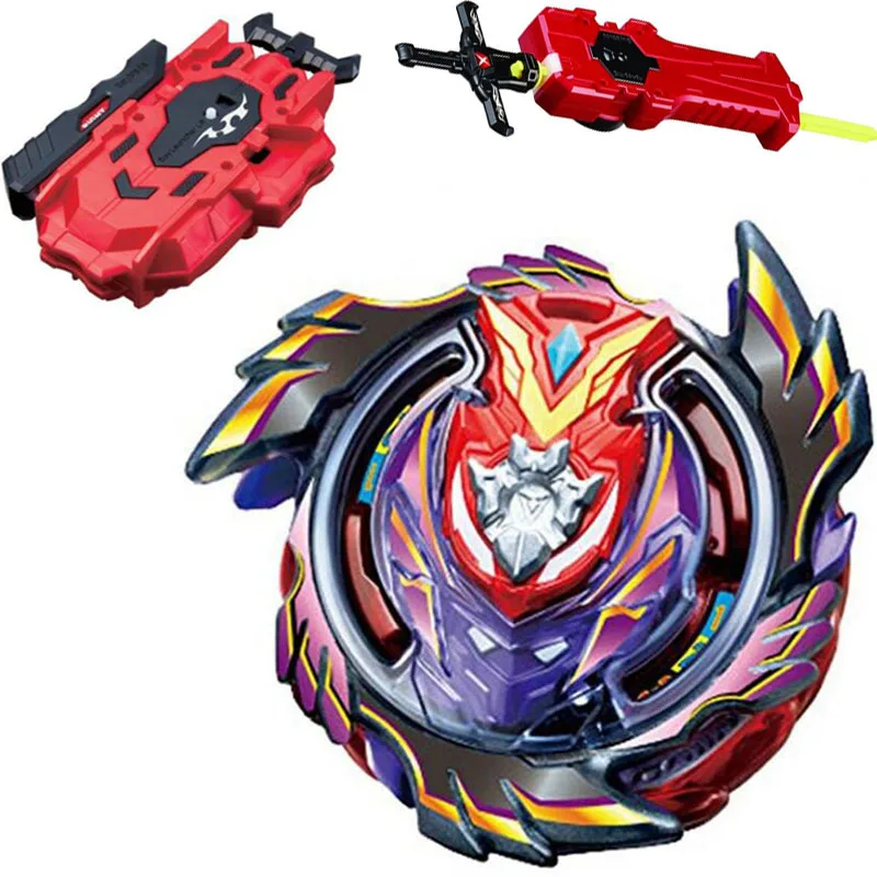 

BLACK Victory Strike God Valkyrie / Valtryek Infinite B-96 STARTER w/ Launcher + LR RED Launcher and Sword Launcher
