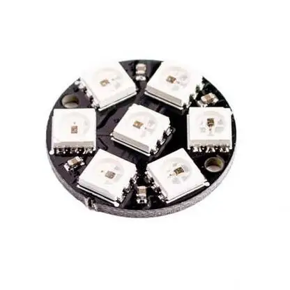 7 бит X WS2812 5050 RGB светодиодная кольцевая лампа со встроенными драйверами |