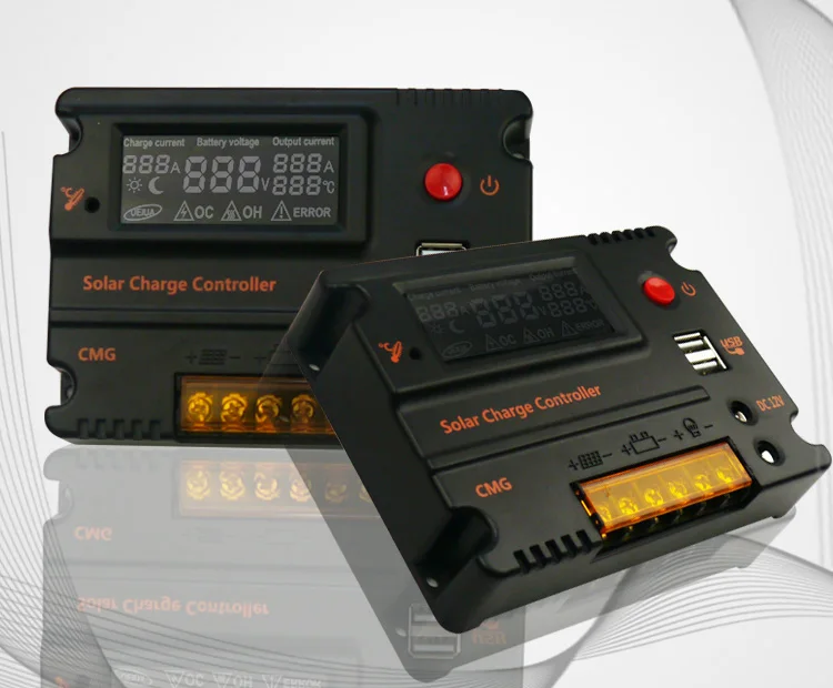 

10A 12V/24V LCD display Solar Charge Controller Solar Panel Battery Regulator