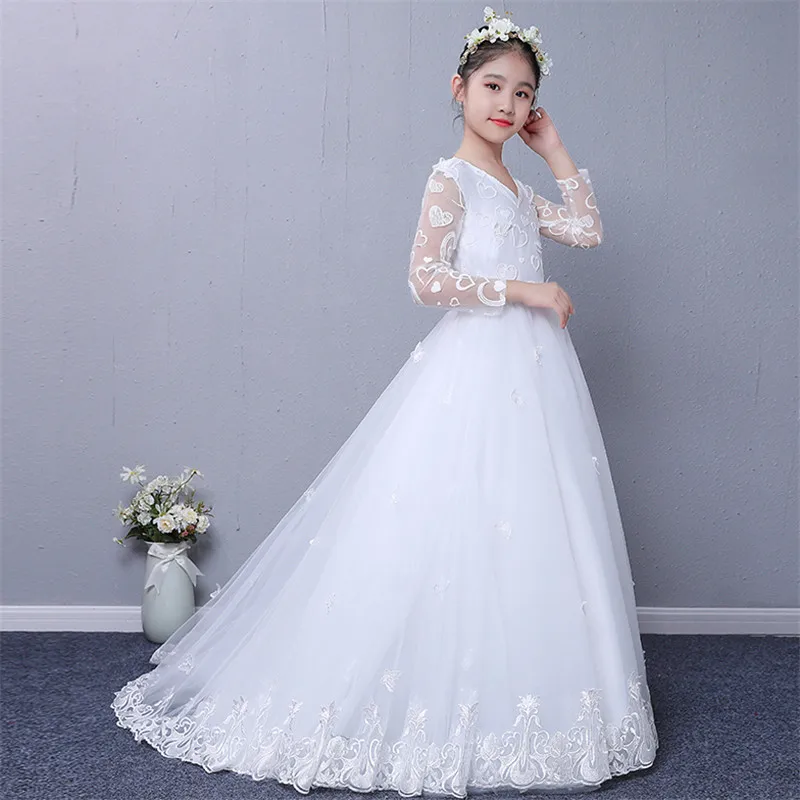 white gown for teenager