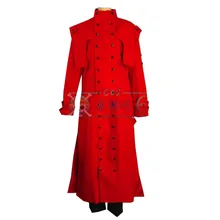 Trigun Vash The Stampede наряд Куртка Пальто Косплей Костюм на заказ