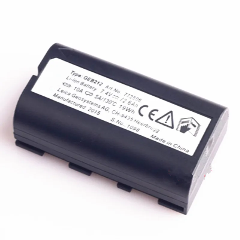

Brand New GEB212 7.4V 2600mAh Li-ion Battery,Compatable battery can work For Leica ATX1200 RX1200 GPS1200 GRX1200/GPS