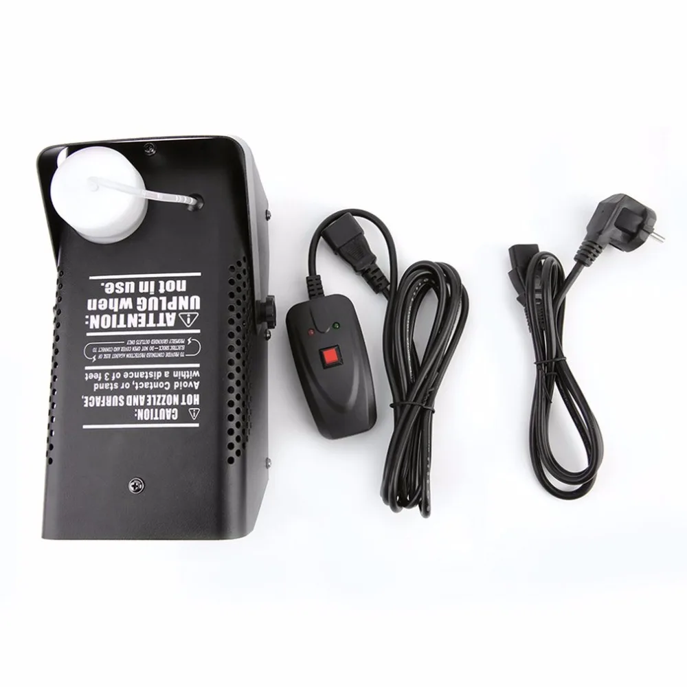 

Mini Wire control AC 220-50/60Hz 240V Smoke detector Fog Machine Professional Stage Lighting For Party Weedding Christmas