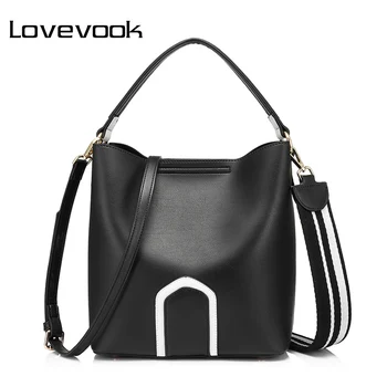 

LOVEVOOK Women Handbag Female Shoulder Crossbody Bag Retro Messenger Bags High Quality PU for Women 2020 Straps Casual Tote