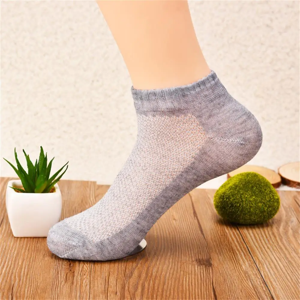 Buy 10 Pairs Men's Casual Cotton Formal Cut Crew Short