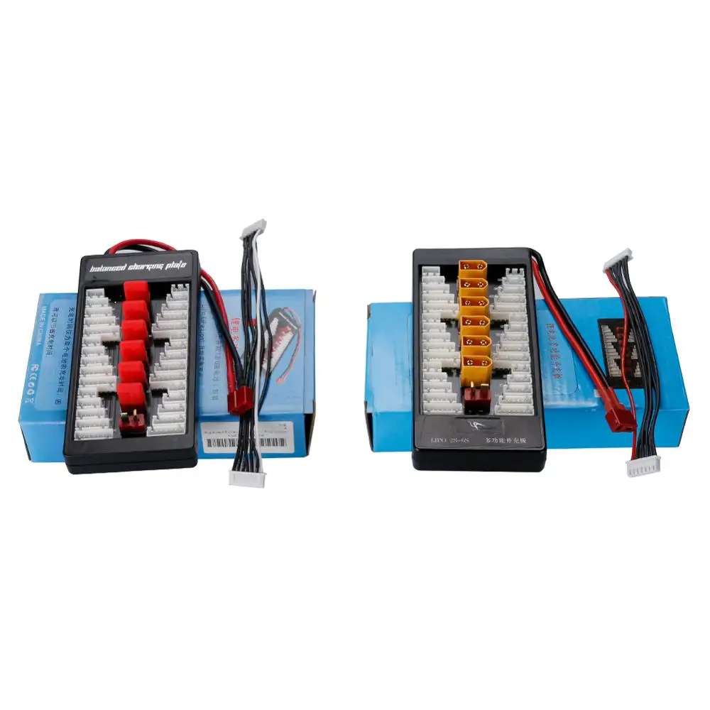 Multi 2S 6S T plug XT60 Deans параллельная зарядная плата для зарядного устройства