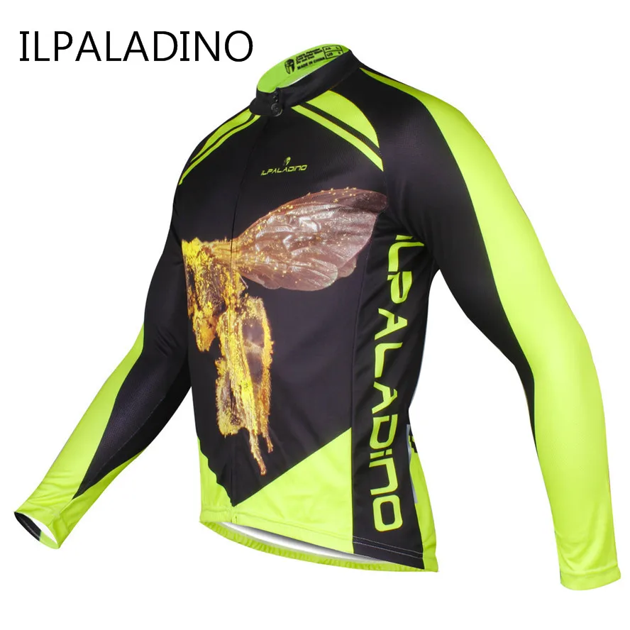 Yellow Men's Cycling Jerseys Long Sleeve Man Bicycle Biking Race