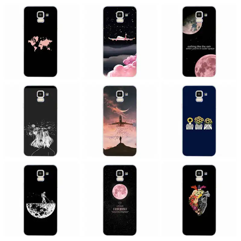 Case For Samsung Galaxy A3 A5 2016 2015 2017 prime J1 J3 J5 J7 TPU Colorful landscape Soft Painted Design Cover Fundas N138 |