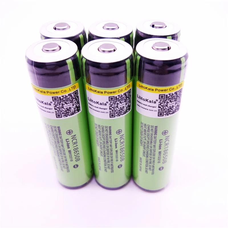 Liitokala Защищенный 18650 3400mah аккумулятор NCR18650B заряжаемый аккумулятор 3,7 V PCB