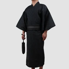 3 шт./компл. кимоно костюм мужской традиционные японские кимоно с Оби мужские хлопковые банные халаты кимоно человек кимоно Ночная рубашка A52603