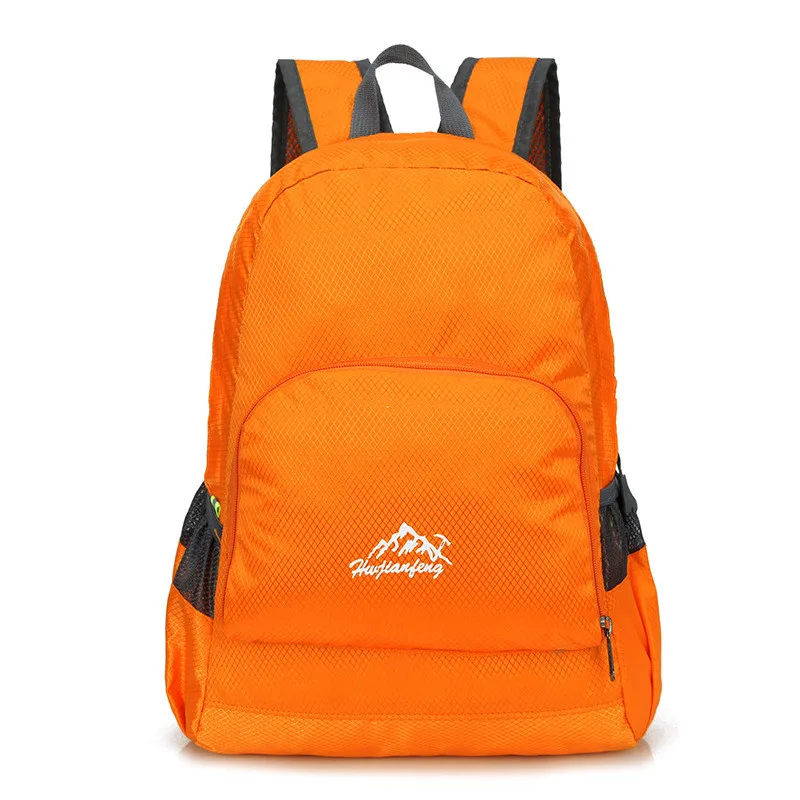 SANGOOLNA Открытый водонепроницаемый Bionic Камуфляж шаблон складной рюкзак посылка сумка Камуфляж Кемпинг Туризм треккинг рюкзак путешествия - Цвет: orange