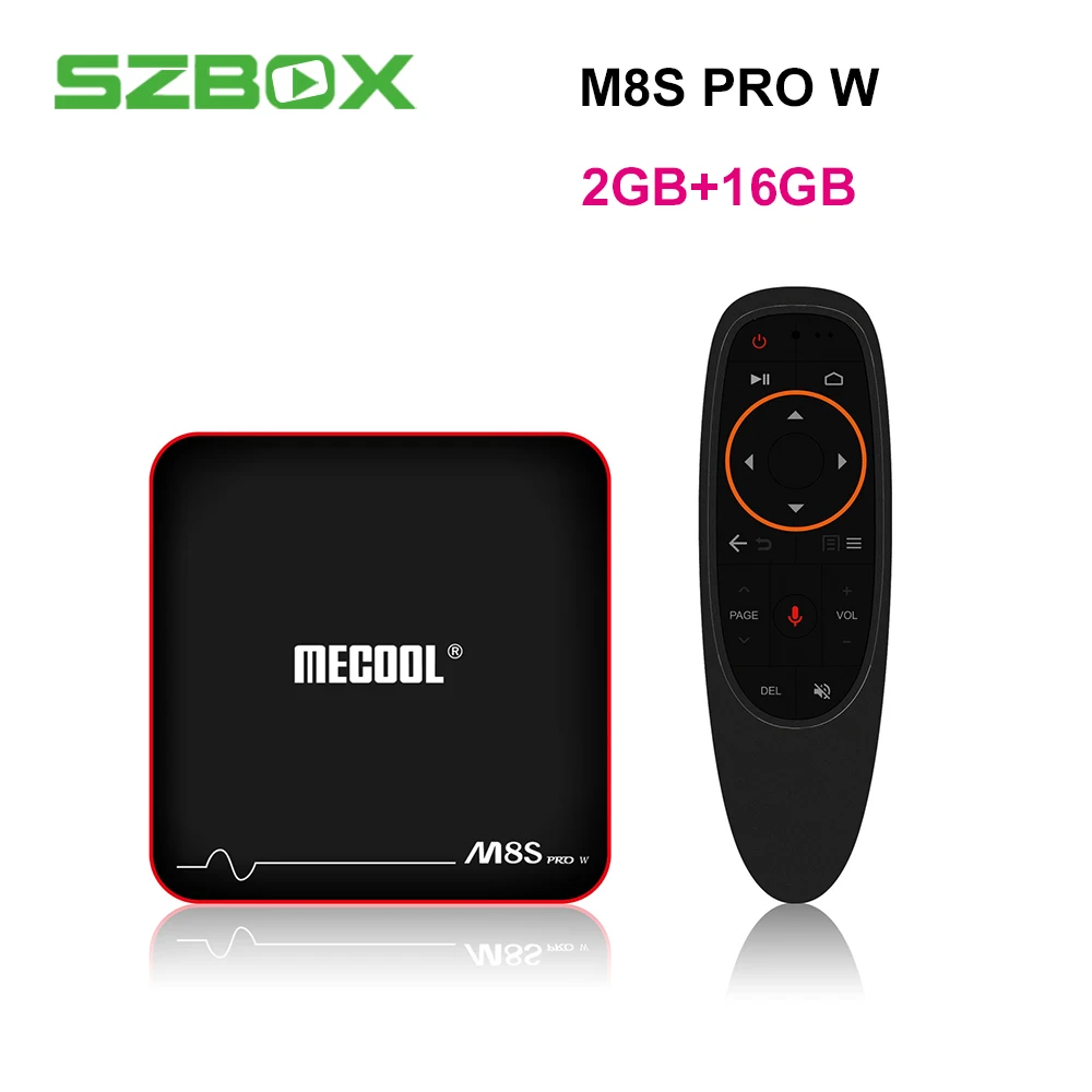 M8S PRO W Voice Control Smart TV Box Android 7.1 Amlogic S905W Quad Core 2GB 16GB HDMI 2.4G WIFI Set top Box HD Media Player