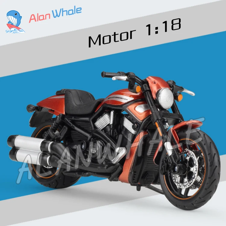 

1:18 Весы новый harley vrscdx ночь Род специального литье металла модель мотоцикла мотоцикл гоночных автомобилей Игрушечные лошадки Обувь для маль...