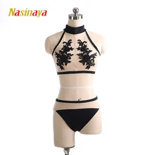 Платье для фигурного катания Nasinaya, индивидуальные юбки для конькобежцев для девочек, женщин, детей, Patinaje, гимнастика, представление 245