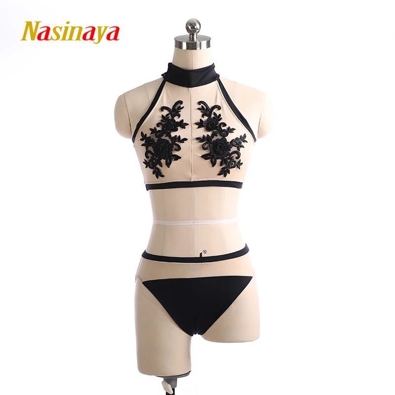 

Nasinaya Figure Skating Dress Customized Competition Ice Skating Skirt for Girl Women Kids Patinaje Gymnastics Performance 245