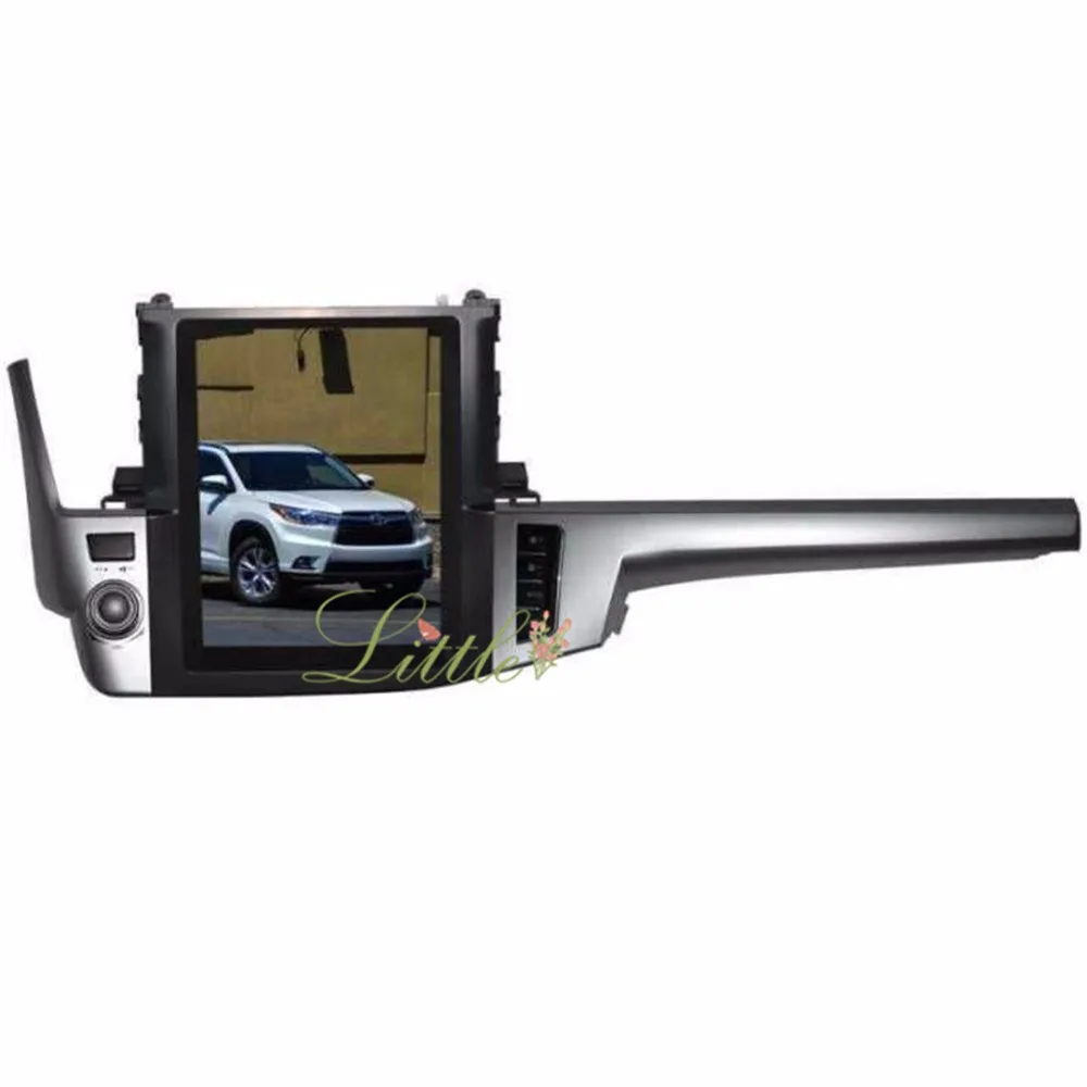 Perfect Tesla style 12.1 inch Car No DVD Player GPS Navigation For Toyota Highlander 2014-2018 radio stereo multimedia Touch Screen 3