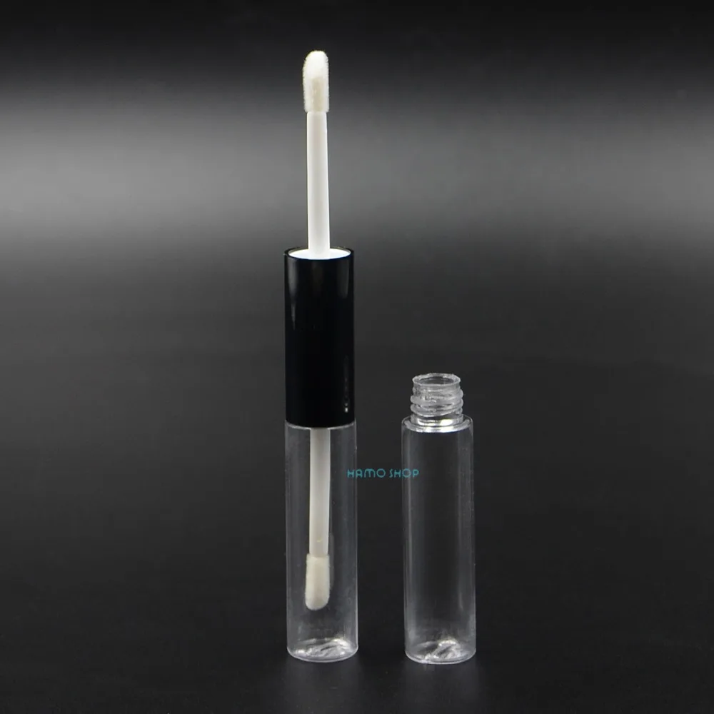 10pcs 10ml Lip Balm Bottle Empty Lipstick Double Ended tube Clear