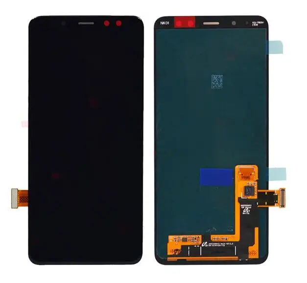 Для SAMSUNG A8 полный дисплей A530F 2018 ЖК сенсорный экран дигитайзер Запасные части