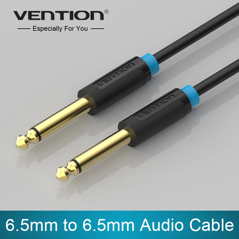 

Vention 6.5mm Jack to Jack Audio Cable Gold-Plated 2m 3m 5m Aux Cable for Guitar Mixer Amplifier Aux Cabo 0.5/1/1.5/2/3/5/8/10M
