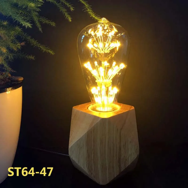 Светодиодная лампа накаливания Эдисона ST65 E27 110 В 220 3 Вт | Лампы и освещение